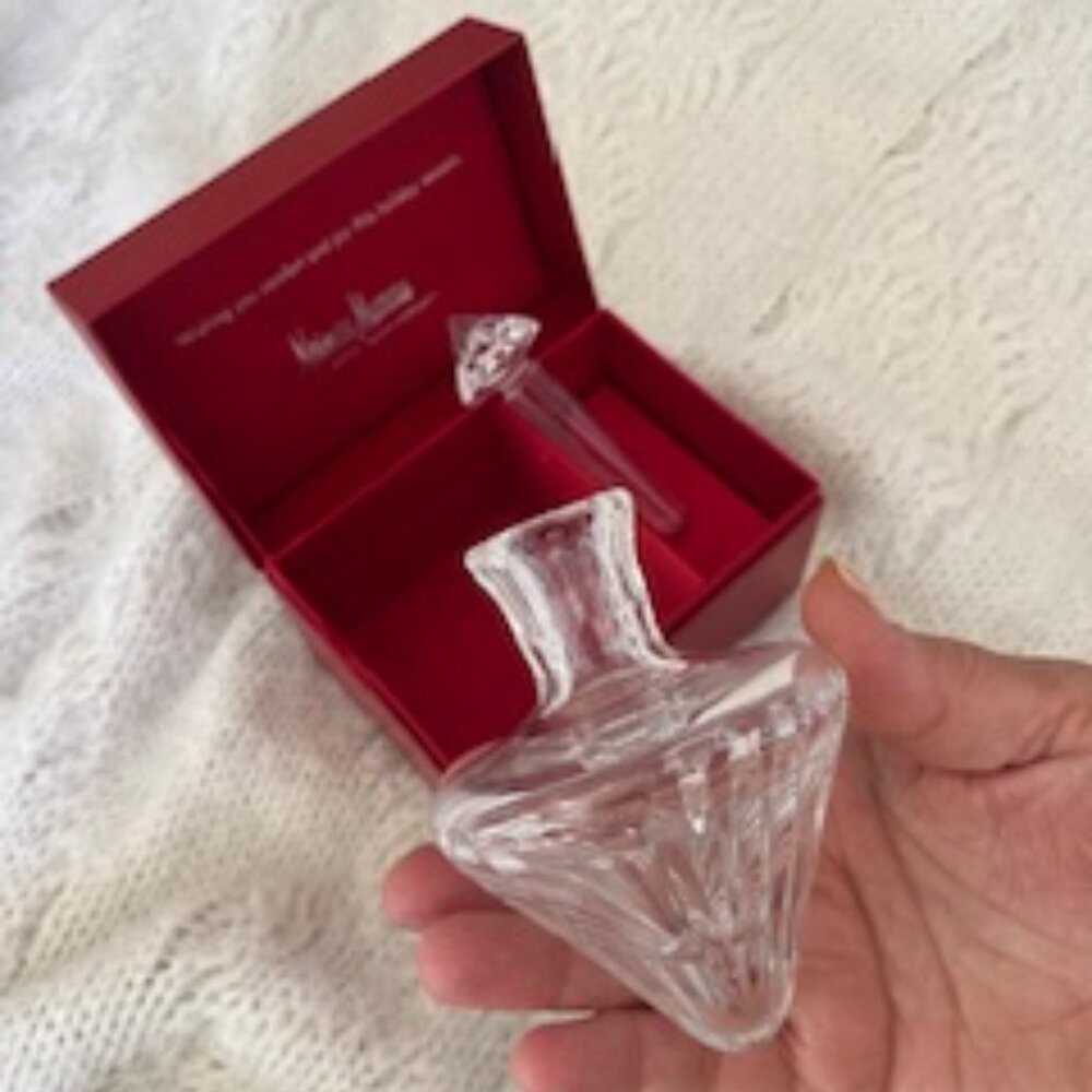 Neiman Marcus 95th Anniversary Crystal Perfume Bottle Original Box - Brand New